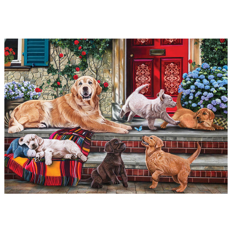 Dog Family 260 Piece Jigsaw Puzzle