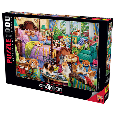 Doggies in the Bedroom 1000 Piece Jigsaw Puzzle
