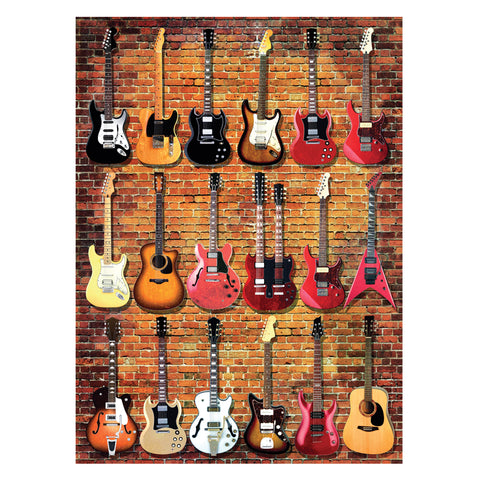 Guitar Collection 1000 Piece Jigsaw Puzzle