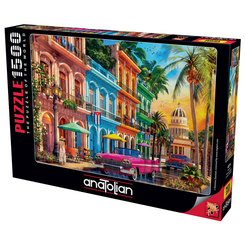 アルタベーン/アルタナベーン　15年’79〜’95 /13年’08〜’22セット Anatolian Puzzle - Havana Sunset, 1500 Piece Puzzle, #4574