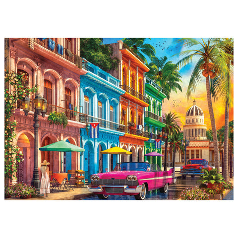 Havana Sunset 1500 Piece Jigsaw Puzzle