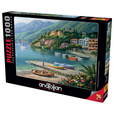 Hillside Harbor Cove 1000 Piece Jigsaw Puzzle