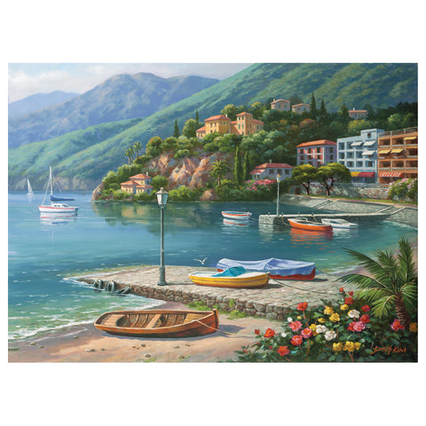 Hillside Harbor Cove 1000 Piece Jigsaw Puzzle