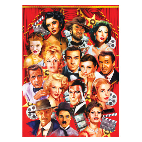 Hollywood Stars 1000 Piece Jigsaw Puzzle