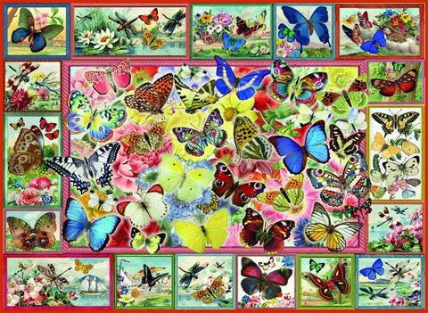 Anatolian Puzzle - Lots of Butterflies, 1000 Piece Jigsaw Puzzle, #1094