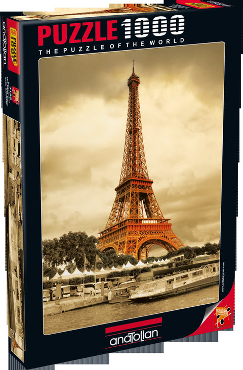 Anatolian Puzzle - The Eiffel Tower, 1000 Piece Jigsaw Puzzle, #3193