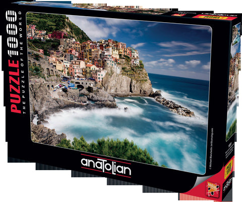 Anatolian Puzzle - Afternoon in Manarola, 1000 Piece Puzzle, #1051