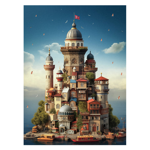 Kız Kulesi 1 1000 Piece Jigsaw Puzzle