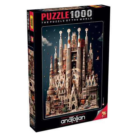 La Sagrada Familia 1000 Piece Jigsaw Puzzle
