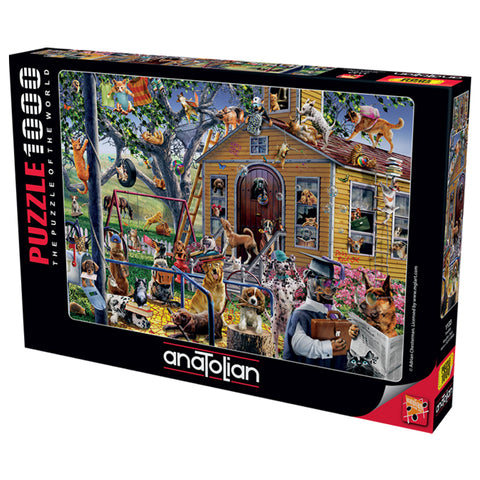 Naughty Dogs 1000 Piece Jigsaw Puzzle