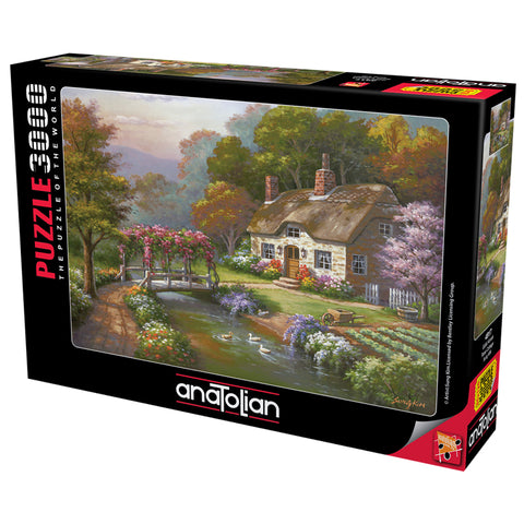 Rose Cottage 3000 Piece Jigsaw Puzzle