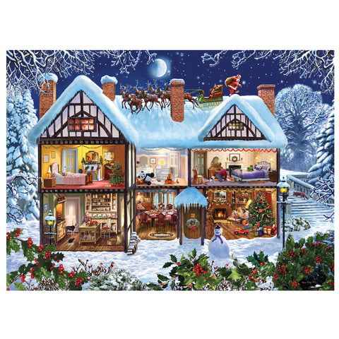 Copy of Christmas Cat Stamp Collection 1000 Piece Jigsaw Puzzle