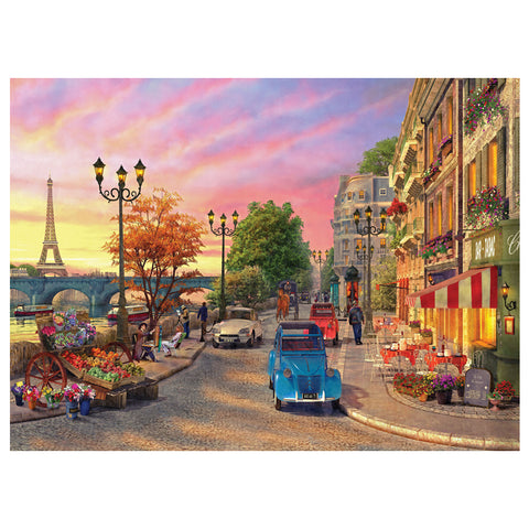 Seine Sunset 1000 Piece Jigsaw Puzzle