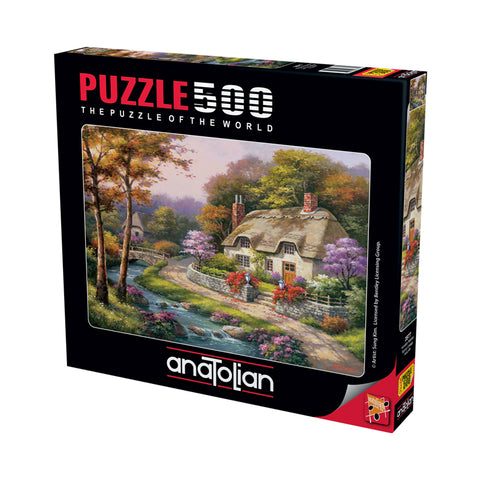 Spring Cottage 500 Piece Jigsaw Puzzle