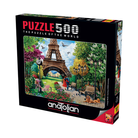 Spring in Paris 500 Piece Jigsaw Puzzle