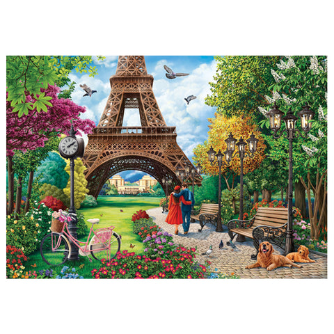 Spring in Paris 500 Piece Jigsaw Puzzle