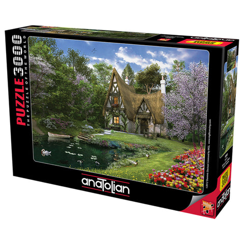 Spring Lake Cottage 3000 Piece Jigsaw Puzzle