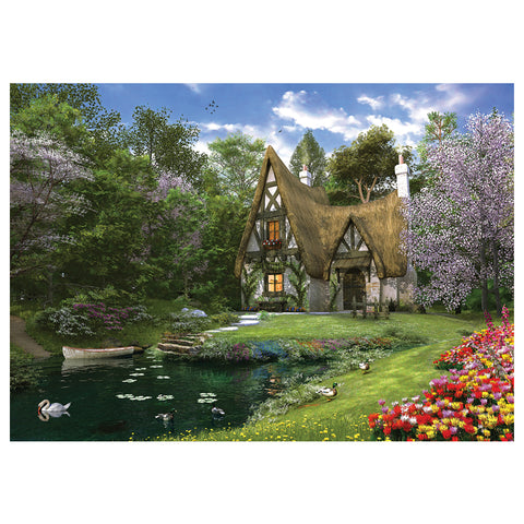 Spring Lake Cottage 3000 Piece Jigsaw Puzzle