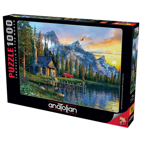 Sunset Cabin 1000 Piece Jigsaw Puzzle