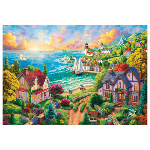 Village by the Sea 260 Piece Jigsaw Puzzle