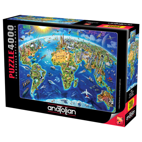 World Landmarks 4000 Piece Jigsaw Puzzle