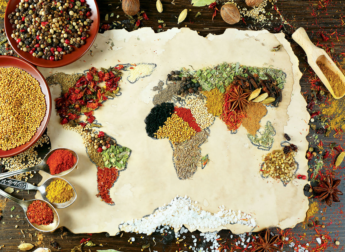 Herbal World Map | Anatolian Puzzle