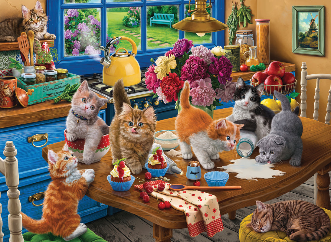 Anatolian Puzzle - Kittens in the Kitchen, 1000 Piece Puzzle, #1114