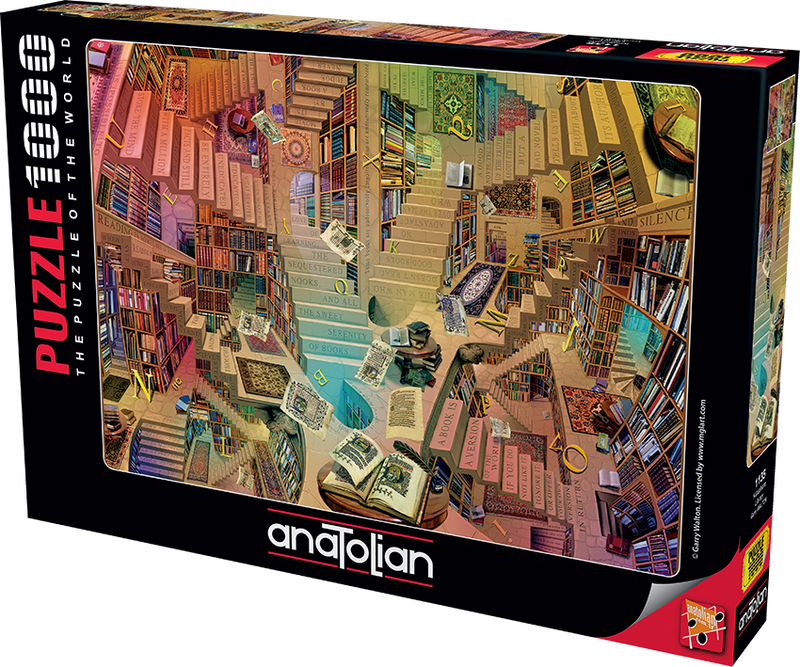 Anatolian Puzzle Library, 1000 Piece Puzzle, 1135