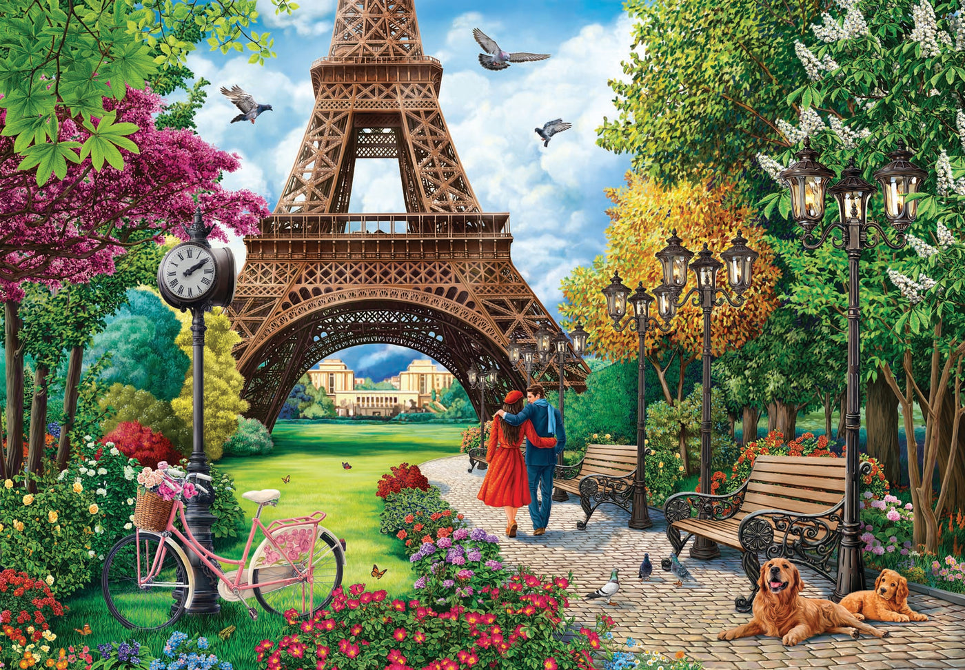 Puzzle Paris Vue D'en Haut 1000 Pieces - N/A - Kiabi - 15.49€