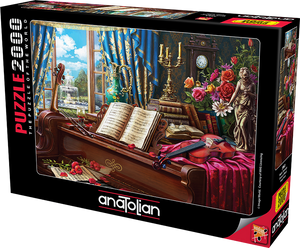 Anatolian Puzzle - Beautiful Sunset in the Town, 2000 Piece Puzzle 